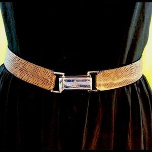 Gucci Snake skin waist belt